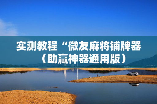 实测教程“微友麻将铺牌器（助赢神器通用版）