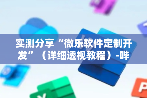实测分享“微乐软件定制开发”（详细透视教程）-哔哩哔哩