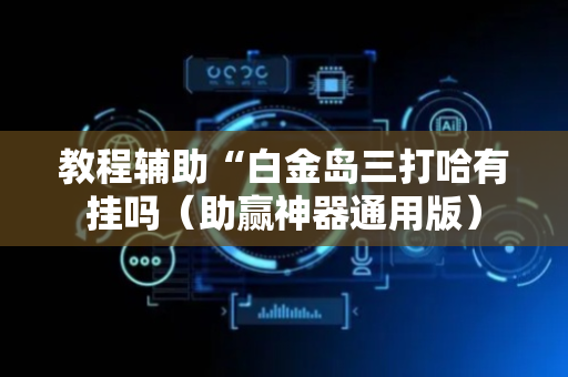 教程辅助“白金岛三打哈有挂吗（助赢神器通用版）