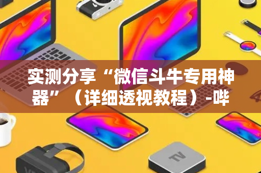 实测分享“微信斗牛专用神器”（详细透视教程）-哔哩哔哩