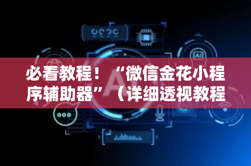 必看教程！“微信金花小程序辅助器”（详细透视教程）-哔哩哔哩