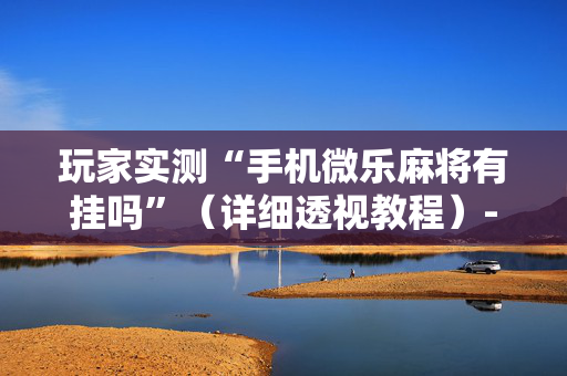 玩家实测“手机微乐麻将有挂吗”（详细透视教程）-哔哩哔哩