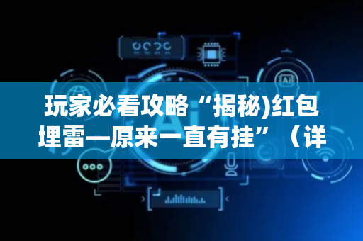 玩家必看攻略“揭秘)红包埋雷—原来一直有挂”（详细透视教程）-哔哩哔哩