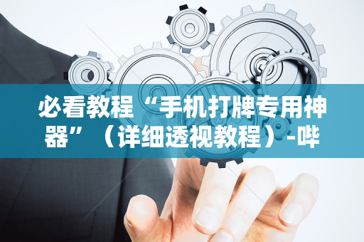 必看教程“手机打牌专用神器”（详细透视教程）-哔哩哔哩