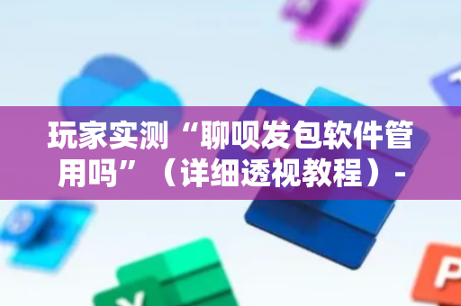 玩家实测“聊呗发包软件管用吗”（详细透视教程）-哔哩哔哩