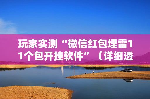 玩家实测“微信红包埋雷11个包开挂软件”（详细透视教程）-哔哩哔哩