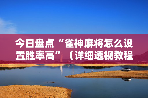 今日盘点“雀神麻将怎么设置胜率高”（详细透视教程）-哔哩哔哩