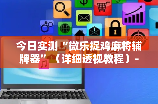 今日实测“微乐捉鸡麻将辅牌器”（详细透视教程）-哔哩哔哩