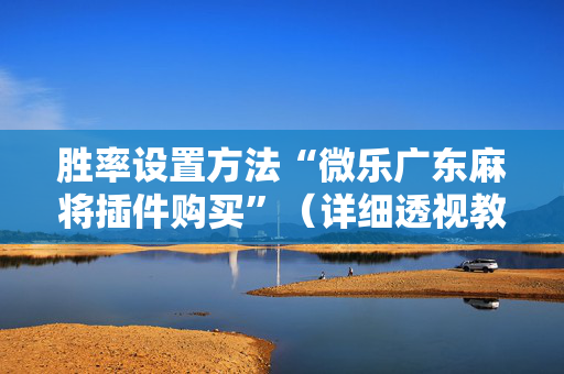 胜率设置方法“微乐广东麻将插件购买”（详细透视教程）-哔哩哔哩