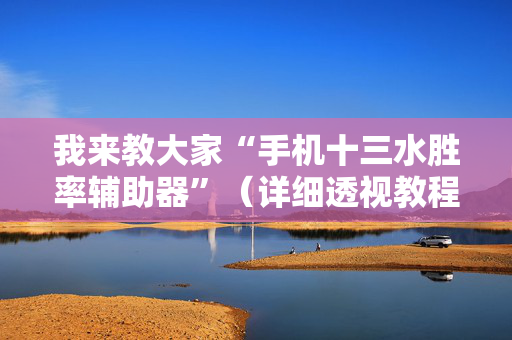 我来教大家“手机十三水胜率辅助器”（详细透视教程）-哔哩哔哩