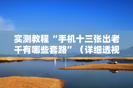 实测教程“手机十三张出老千有哪些套路”（详细透视教程）-哔哩哔哩