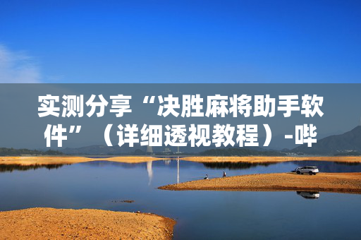 实测分享“决胜麻将助手软件”（详细透视教程）-哔哩哔哩