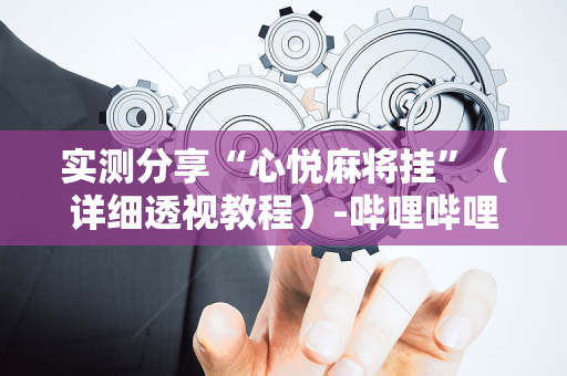 实测分享“心悦麻将挂”（详细透视教程）-哔哩哔哩
