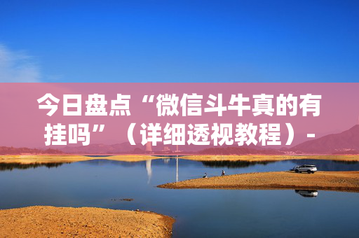 今日盘点“微信斗牛真的有挂吗”（详细透视教程）-哔哩哔哩