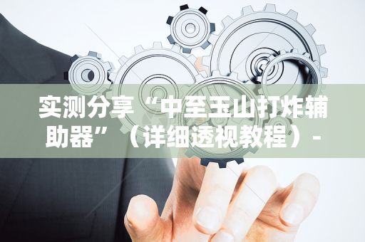 实测分享“中至玉山打炸辅助器”（详细透视教程）-哔哩哔哩