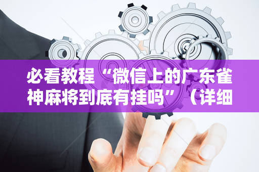 必看教程“微信上的广东雀神麻将到底有挂吗”（详细透视教程）-哔哩哔哩