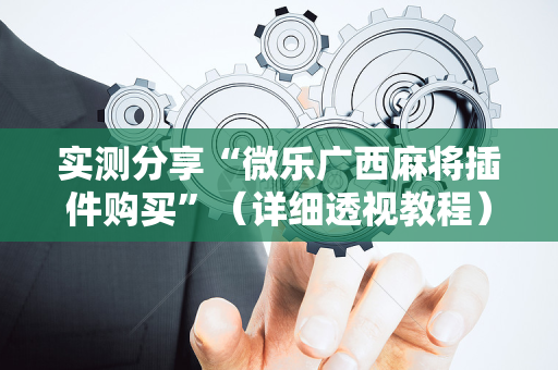 实测分享“微乐广西麻将插件购买”（详细透视教程）-哔哩哔哩