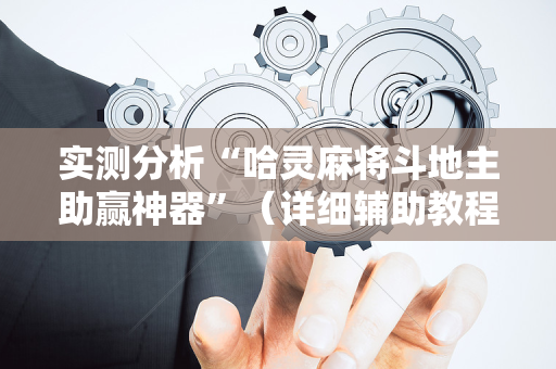 实测分析“哈灵麻将斗地主助赢神器”（详细辅助教程）-哔哩哔哩