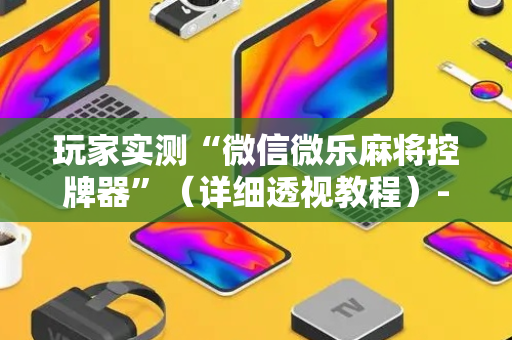 玩家实测“微信微乐麻将控牌器”（详细透视教程）-哔哩哔哩