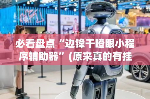 必看盘点“边锋干瞪眼小程序辅助器”(原来真的有挂)-抖音
