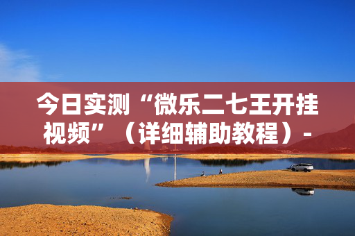 今日实测“微乐二七王开挂视频”（详细辅助教程）-哔哩哔哩