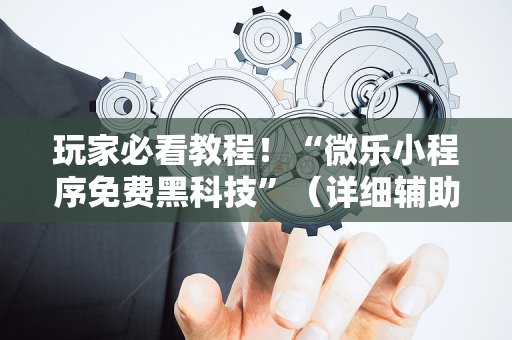 玩家必看教程！“微乐小程序免费黑科技”（详细辅助教程）-哔哩哔哩