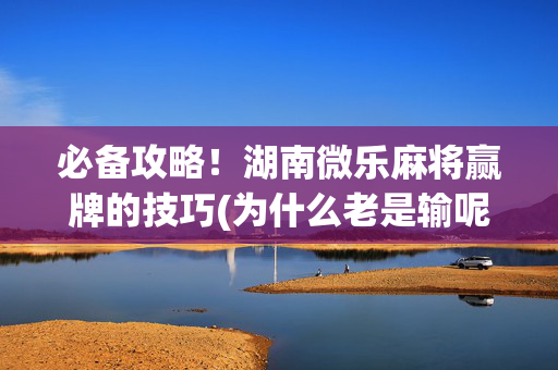 必备攻略！湖南微乐麻将赢牌的技巧(为什么老是输呢)
