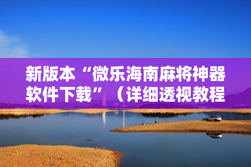 新版本“微乐海南麻将神器软件下载”（详细透视教程）-哔哩哔哩