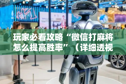 玩家必看攻略“微信打麻将怎么提高胜率”（详细透视教程）-哔哩哔哩