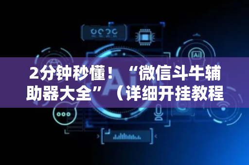 2分钟秒懂！“微信斗牛辅助器大全”（详细开挂教程）-哔哩哔哩
