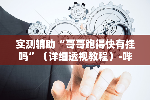 实测辅助“哥哥跑得快有挂吗”（详细透视教程）-哔哩哔哩