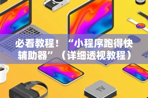 必看教程！“小程序跑得快辅助器”（详细透视教程）-哔哩哔哩