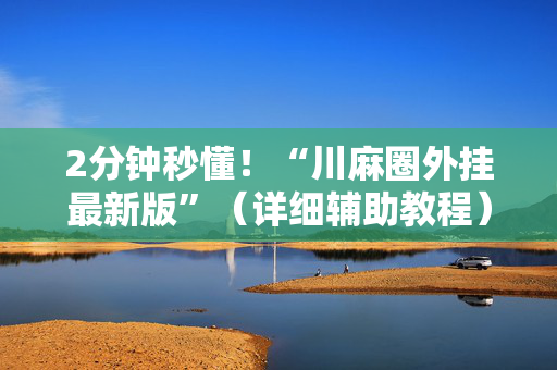 2分钟秒懂！“川麻圈外挂最新版”（详细辅助教程）-哔哩哔哩