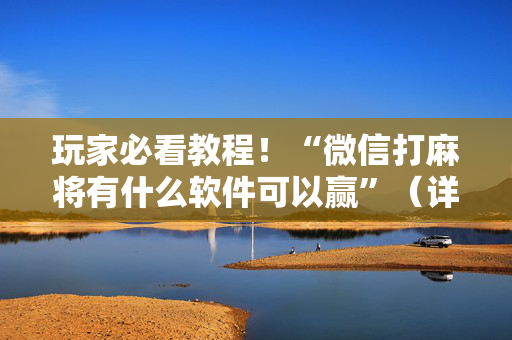 玩家必看教程！“微信打麻将有什么软件可以赢”（详细辅助教程）-哔哩哔哩