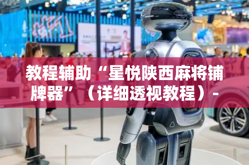 教程辅助“星悦陕西麻将铺牌器”（详细透视教程）-哔哩哔哩