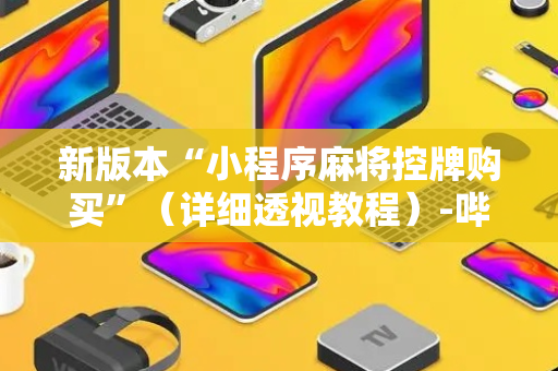 新版本“小程序麻将控牌购买”（详细透视教程）-哔哩哔哩