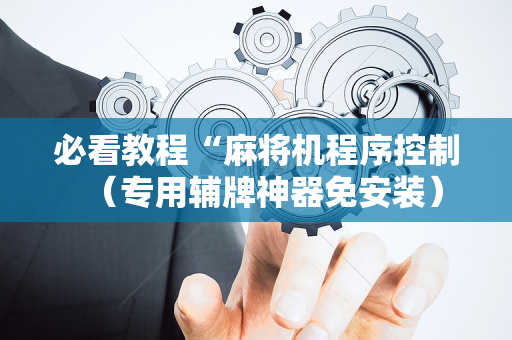 必看教程“麻将机程序控制（专用辅牌神器免安装）