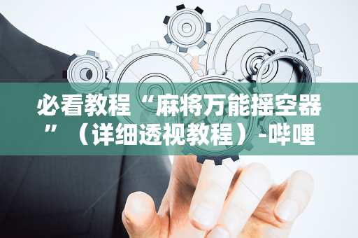 必看教程“麻将万能摇空器”（详细透视教程）-哔哩哔哩