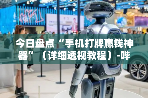 今日盘点“手机打牌赢钱神器”（详细透视教程）-哔哩哔哩