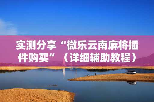实测分享“微乐云南麻将插件购买”（详细辅助教程）-哔哩哔哩