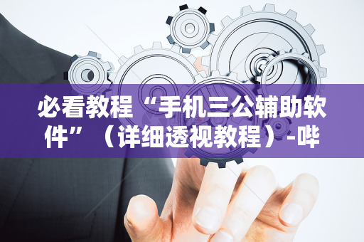 必看教程“手机三公辅助软件”（详细透视教程）-哔哩哔哩