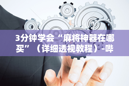 3分钟学会“麻将神器在哪买”（详细透视教程）-哔哩哔哩