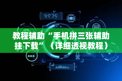 教程辅助“手机拼三张辅助挂下载”（详细透视教程）-哔哩哔哩