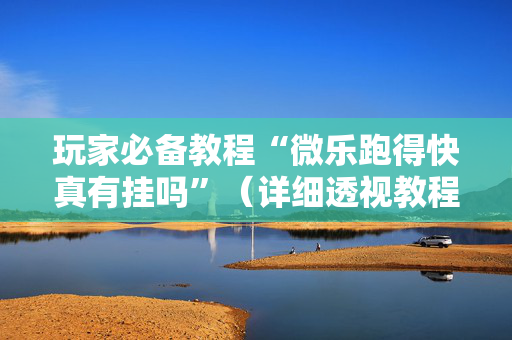 玩家必备教程“微乐跑得快真有挂吗”（详细透视教程）-哔哩哔哩
