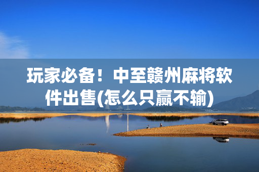 玩家必备！中至赣州麻将软件出售(怎么只赢不输)