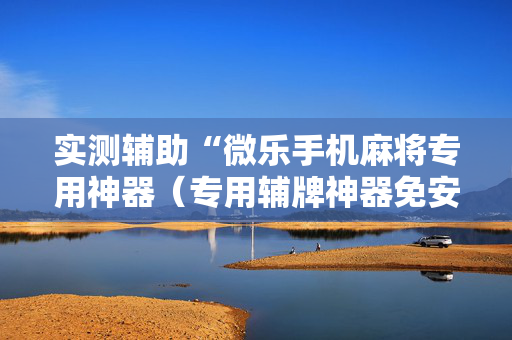 实测辅助“微乐手机麻将专用神器（专用辅牌神器免安装）