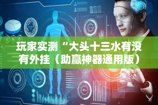 玩家实测“大头十三水有没有外挂（助赢神器通用版）