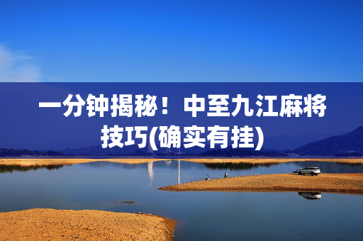 一分钟揭秘！中至九江麻将技巧(确实有挂)