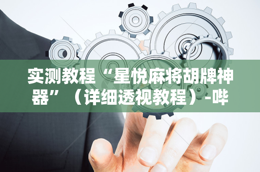 实测教程“星悦麻将胡牌神器”（详细透视教程）-哔哩哔哩