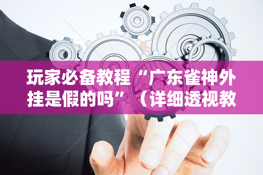 玩家必备教程“广东雀神外挂是假的吗”（详细透视教程）-哔哩哔哩